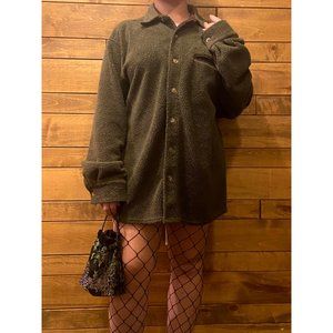 Sahalie Light Sherpa Men's Shirt - Army Green